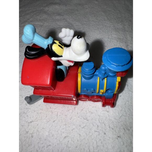 Disney Goofy Train‎ Conductor Toy Figure Vintage Collectible Locomotive Decor - Picture 6 of 10